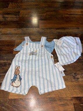 Peter Rabbit once Upon a time Bodysuit Shortall Hat  Outfit